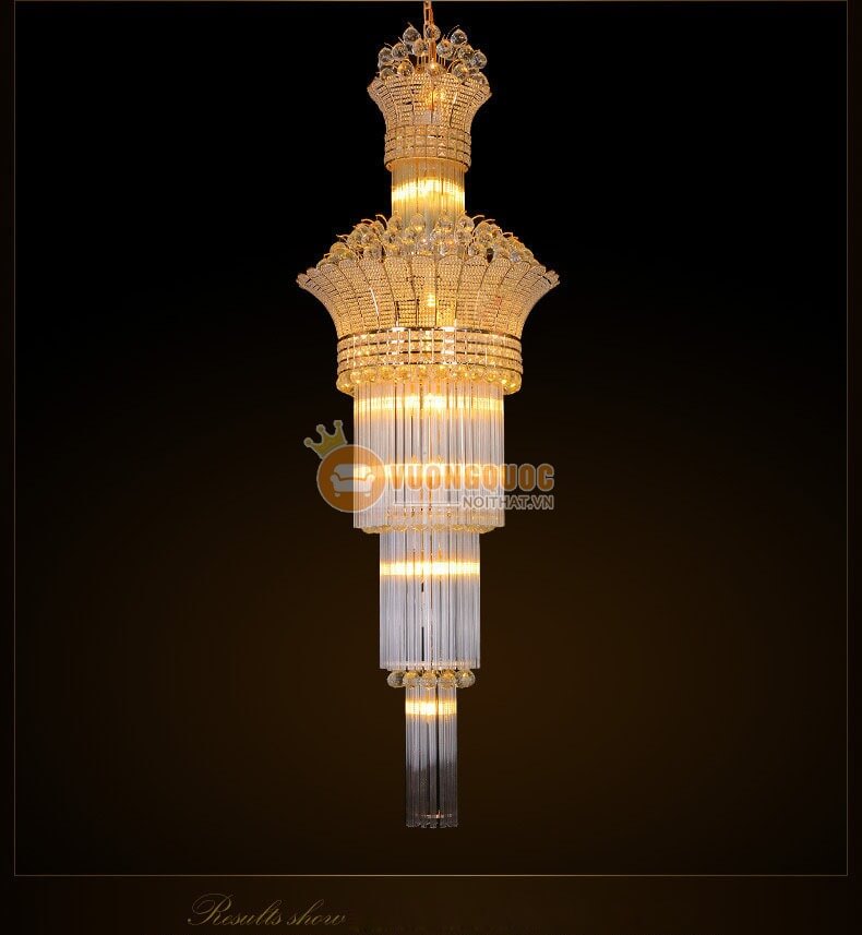 Đèn chùm pha lê tròn phong cách châu âu CM178-11